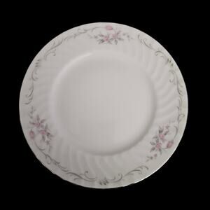 Gold Standard China Bread Plates Set 3 Pink Floral Japan